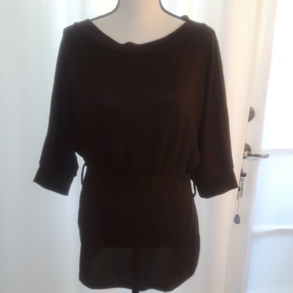 Brown Belt Blouse